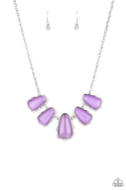 Paparazzi Newport Princess Purple Short Necklace