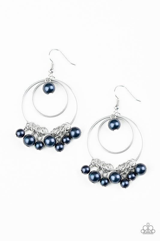 Paparazzi New York Attraction Blue Fishhook Earrings - P5RE-BLXX-134XX