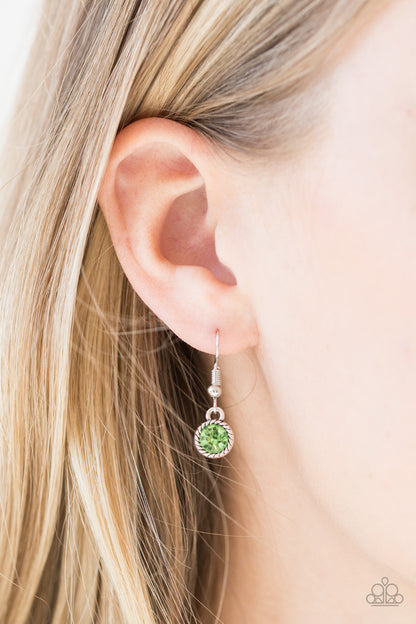 Paparazzi No Love Lost Green Short Necklace