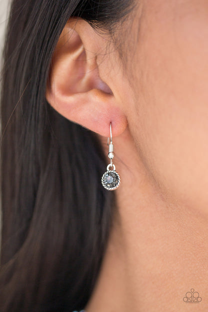 Paparazzi No Love Lost Silver Short Necklace