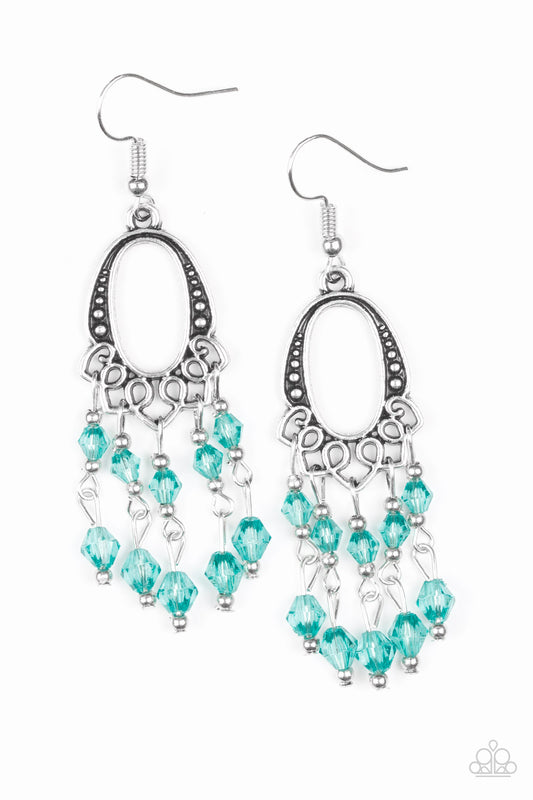 Paparazzi Not The Only Fish In The Sea Green Fishhook Earrings