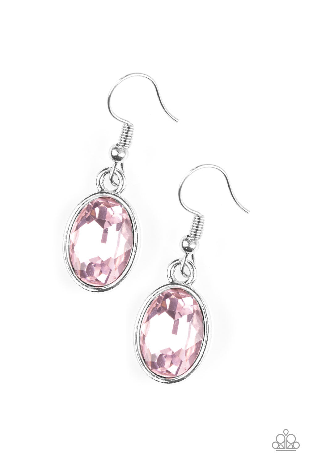 Paparazzi Oceans Away Pink Fishhook Earrings - P5RE-PKXX-129XX