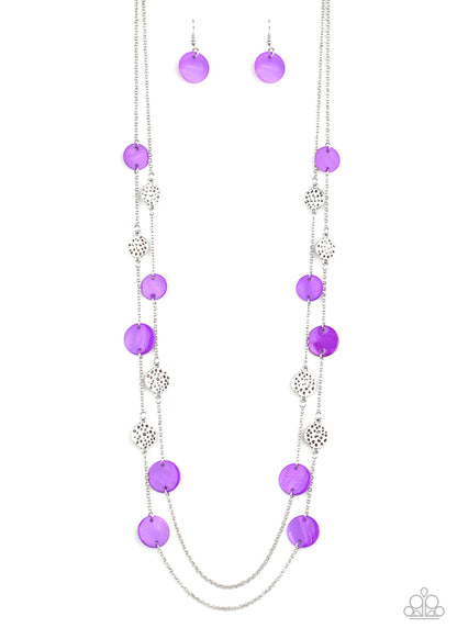 Paparazzi Ocean Soul Purple Long Necklace