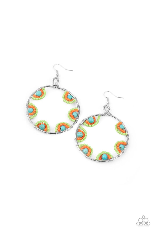Paparazzi Off The Rim Multi Fishhook Earrings