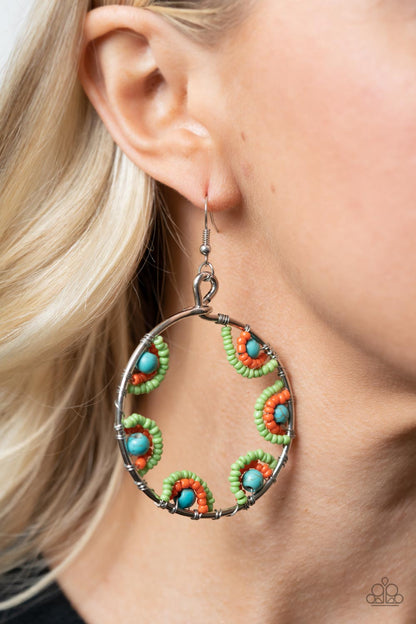 Paparazzi Off The Rim Multi Fishhook Earrings