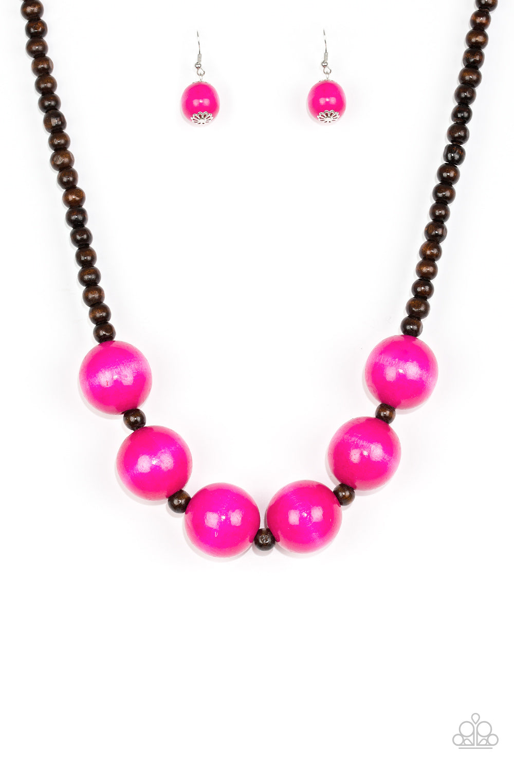 Paparazzi Oh My Miami Pink Short Necklace