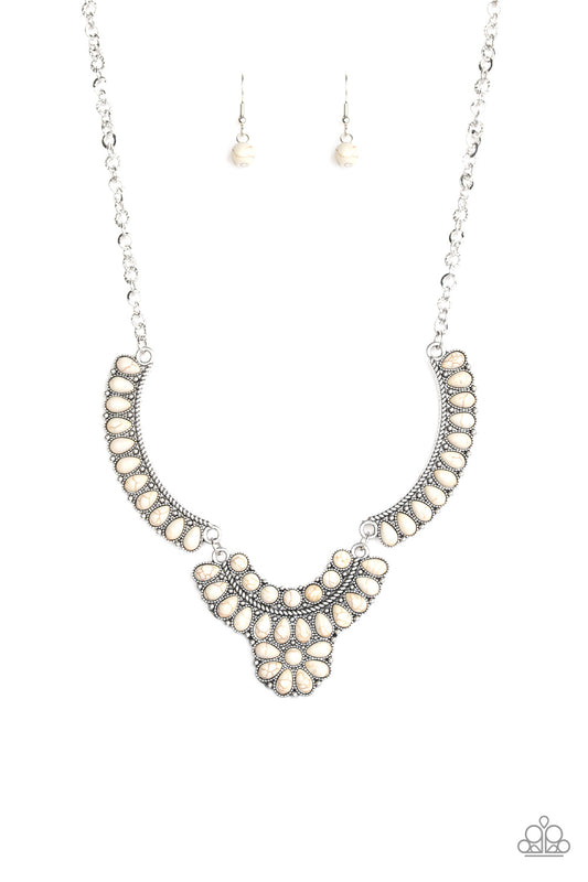 Paparazzi Omega Oasis White Short Necklace