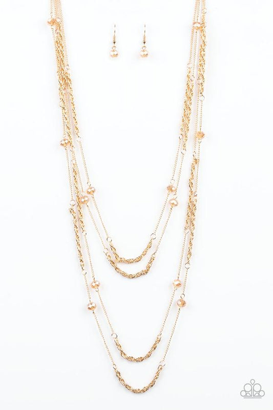 Paparazzi Open For Opulence Gold Long Necklace