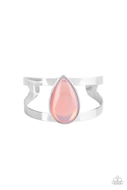 Paparazzi Optimal Opalescence Pink Cuff Bracelet