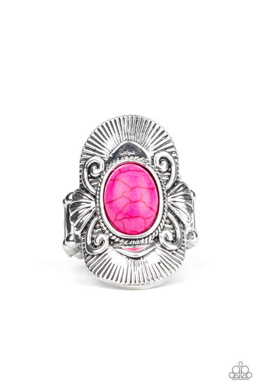Paparazzi Oracle Oasis Pink Ring