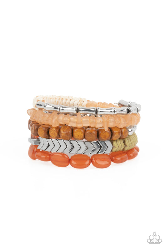 Paparazzi Outdoor Retreat Multi Coil Wrap Bracelet