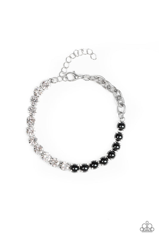 Paparazzi Out Like A SOCIALITE Black Clasp Bracelet