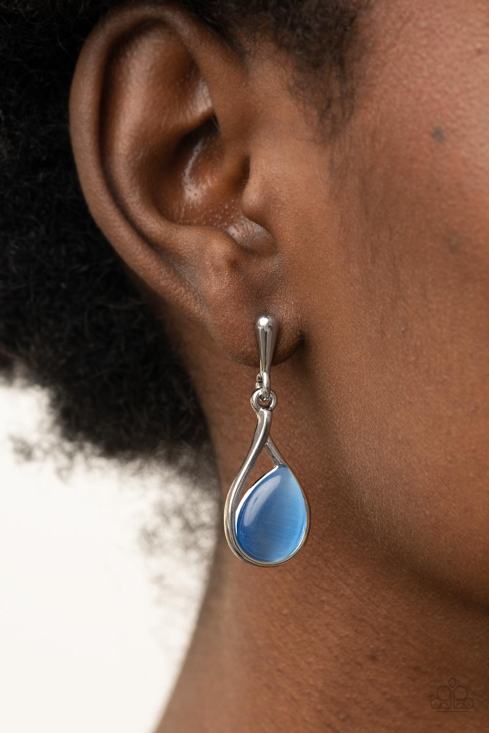 Paparazzi Pampered Glow Up Blue Post Earrings - P5PO-BLXX-132XX