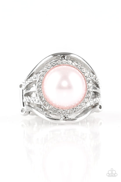 Paparazzi Pampered In Pearls Pink Ring