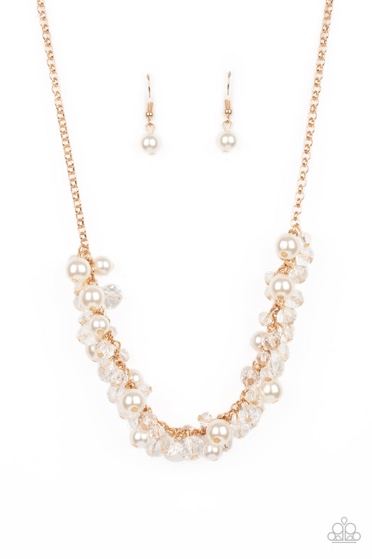 Paparazzi Pardon My FRINGE Gold Short Necklace