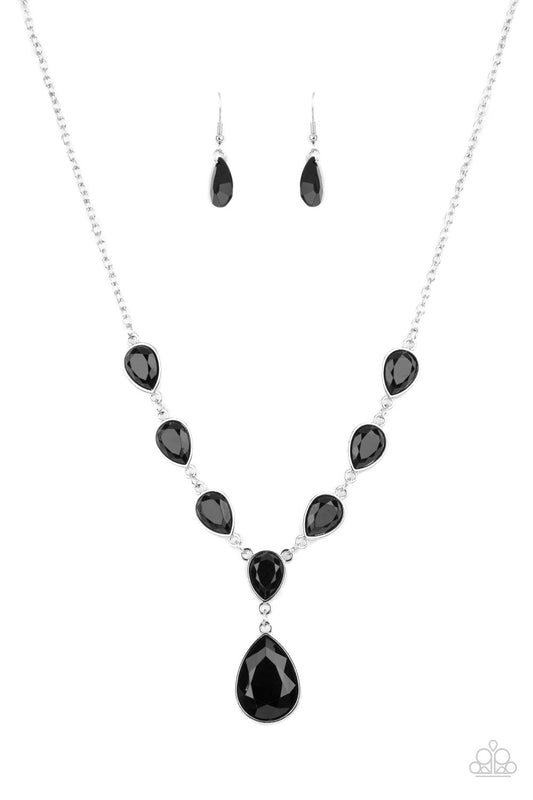 Paparazzi Party Paradise Black Short Necklace - P2ST-BKXX-164XX