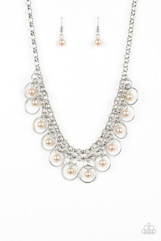 Paparazzi Party Time Brown Short Necklace