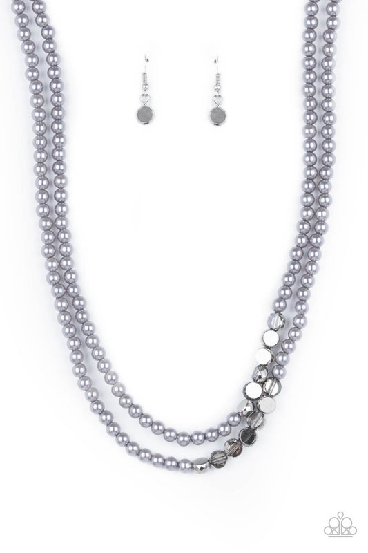 Paparazzi Poshly Petite Silver Short Necklace - P2RE-SVXX-402XX