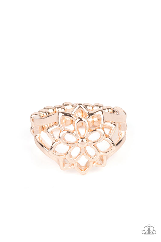 Paparazzi Prana Paradise Rose Gold Ring