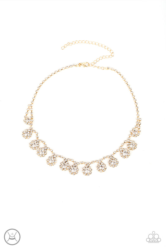 Paparazzi Princess Prominence Gold Choker Necklace