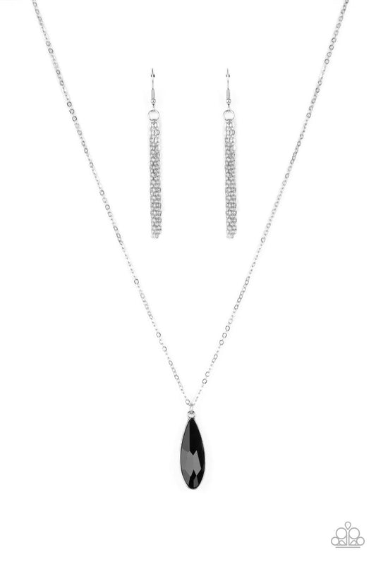 Paparazzi Prismatically Polished Black Short Necklace - P2DA-BKXX-146XX