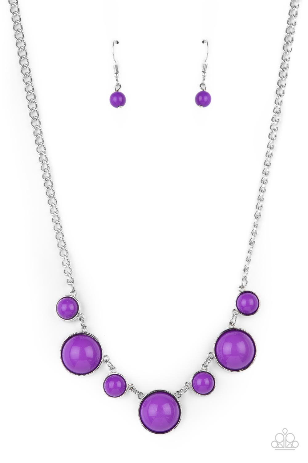 Paparazzi Prismatically POP-tastic Purple Short Necklace
