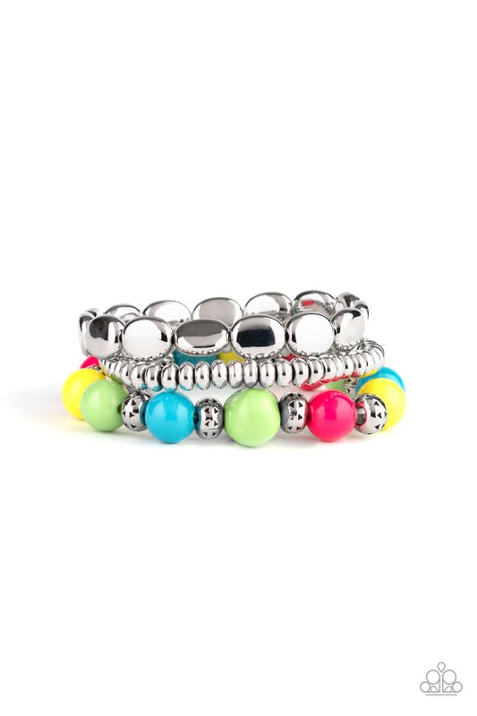 Paparazzi Prismatic Pop Multi Stretch Bracelet