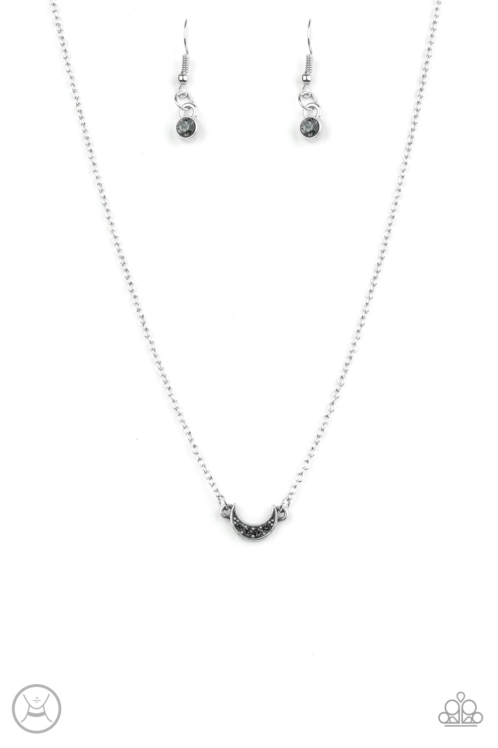 Paparazzi Promise The Moon Silver Choker Necklace