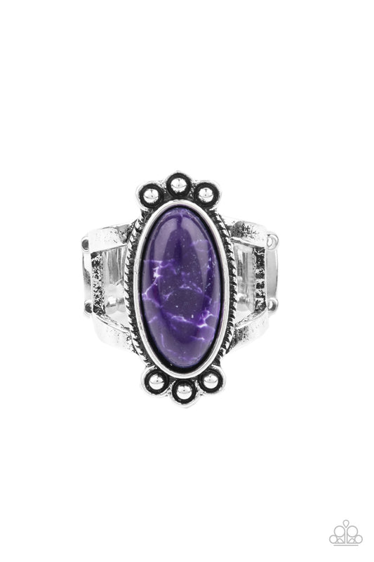 Paparazzi Psychedelic Deserts Purple Stone Ring