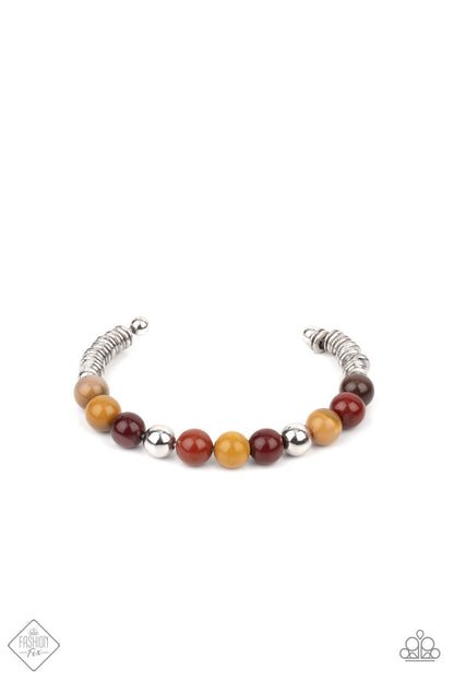 Paparazzi Pure Prana Multi Cuff Bracelet - Fashion Fix Sunset Sightings Complete November 2021