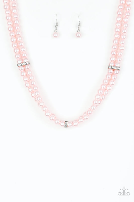 Paparazzi Put On Your Party Dress Pink Choker Necklace