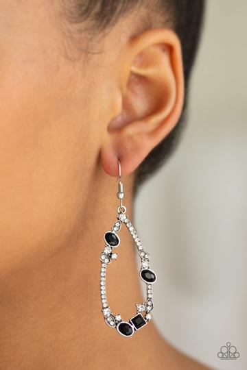 Paparazzi Quite The Collection Black Fishhook Earrings