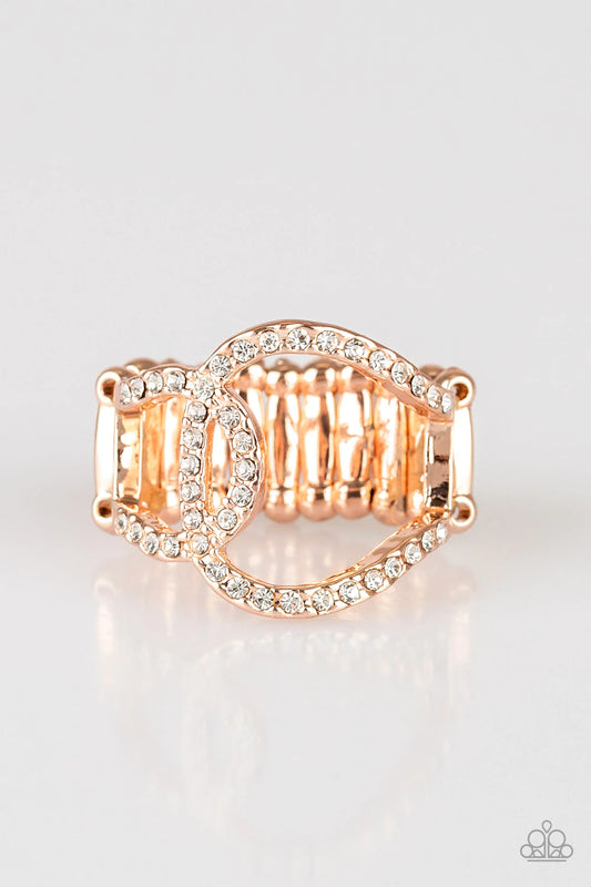 Paparazzi Radial Radiance Rose Gold Ring - P4RE-GDRS-181XX