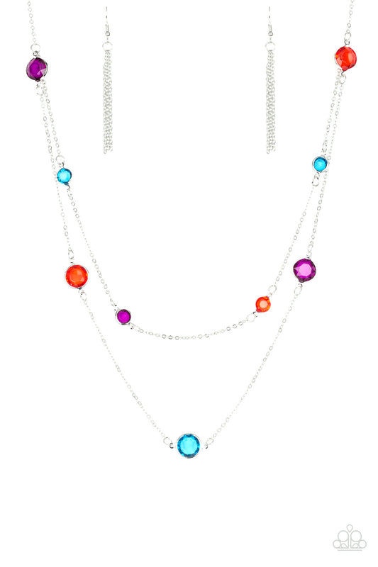 Paparazzi Raise Your Glass Multi Long Necklace