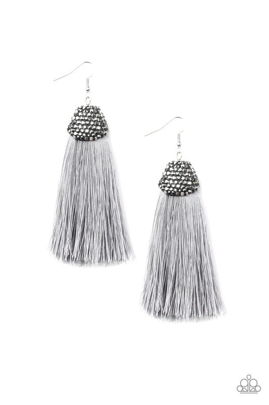 Paparazzi Razzle Riot Silver Fishhook Earrings