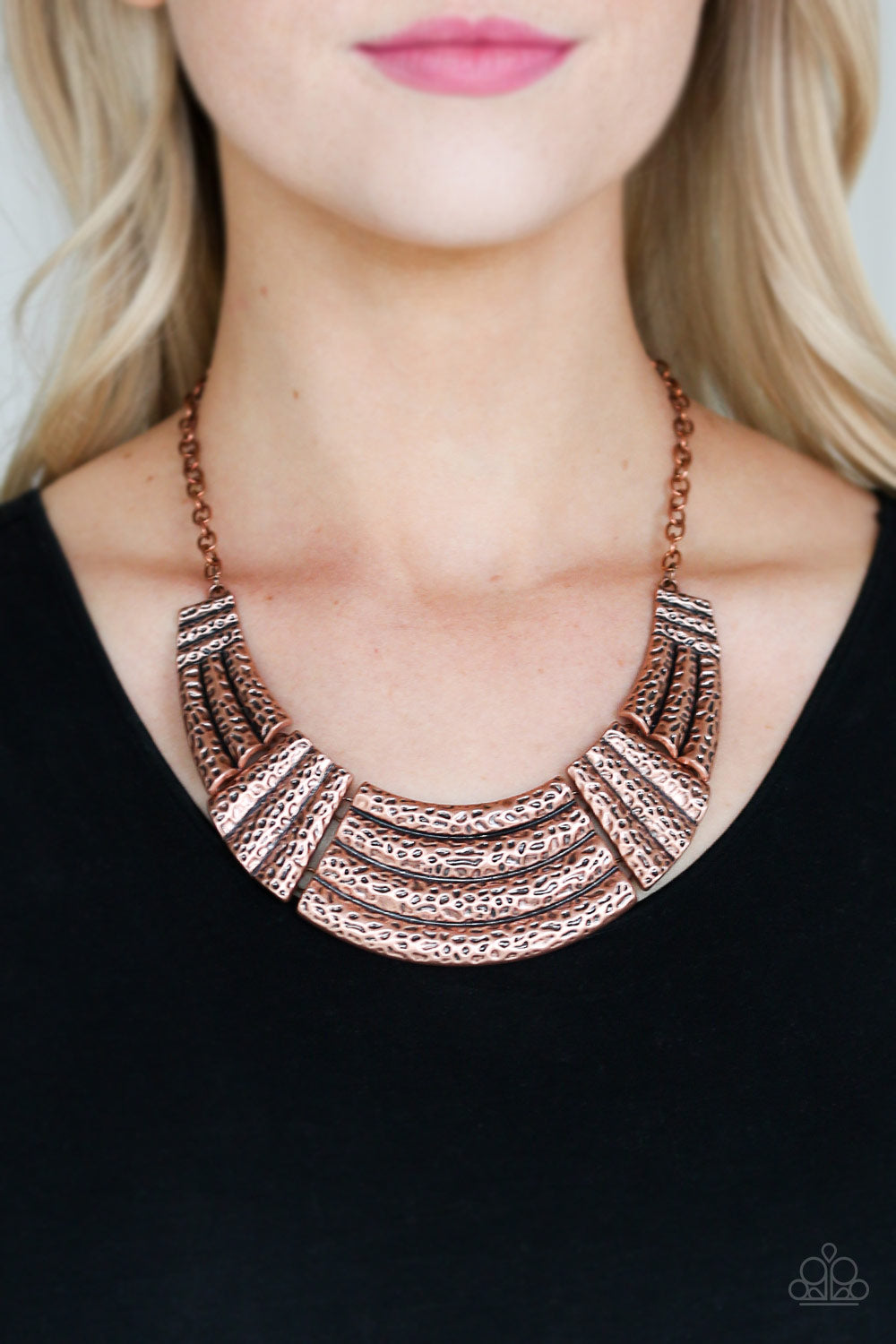 Paparazzi Ready To Pounce Copper Short Necklace