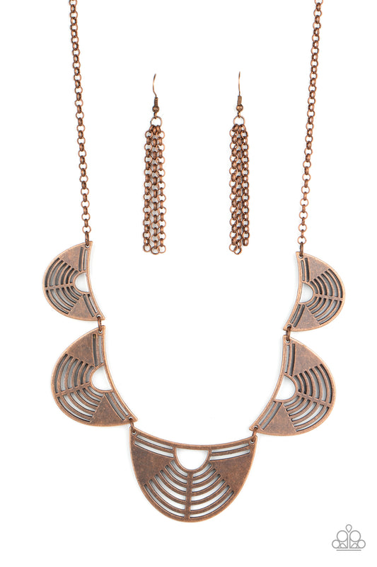 Paparazzi Record-Breaking Radiance Copper Short Necklace