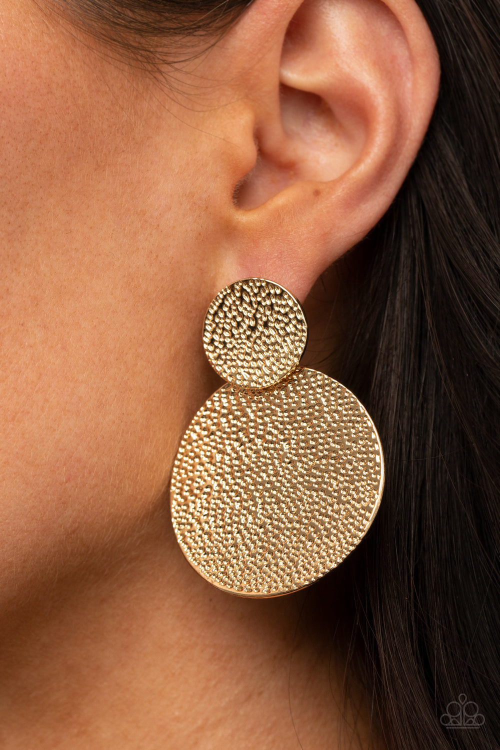 Paparazzi Refined Relic Gold Post Earrings