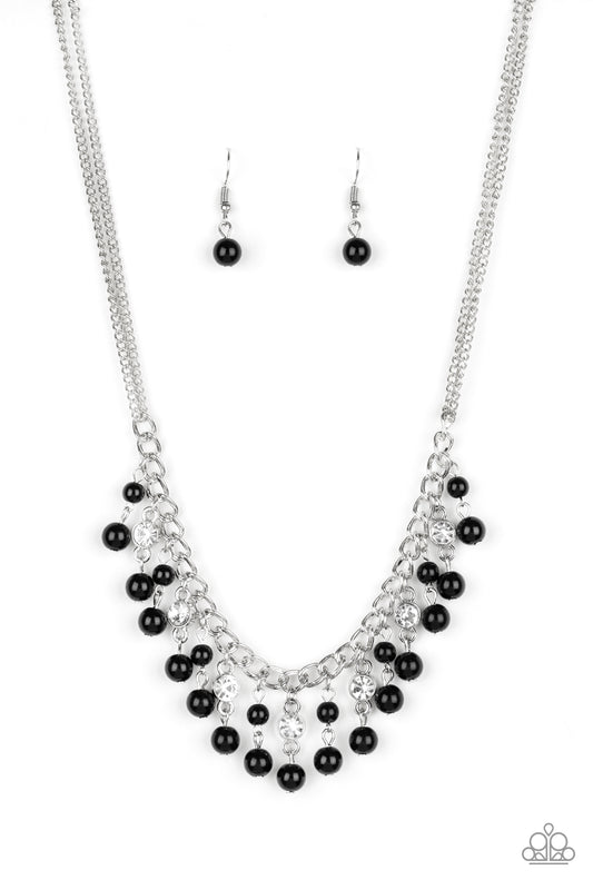 Paparazzi Regal Refinement Black Short Necklace