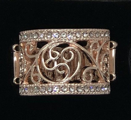 Paparazzi Regal Reflections Rose Gold Ring - Fashion Fix Exclusive November 2020