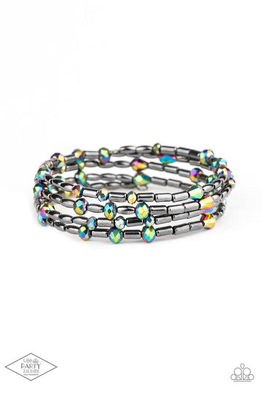 Paparazzi Regal Remix Multi Coil Wrap Bracelet - Life Of The Party Exclusive 2020