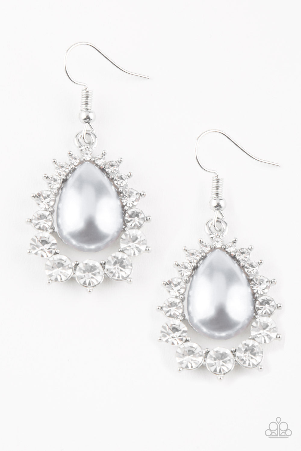 Paparazzi Regal Renewal White Fishhook Earrings