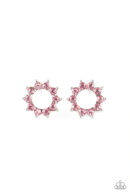 Paparazzi Richly Resplendent Pink Post Earrings