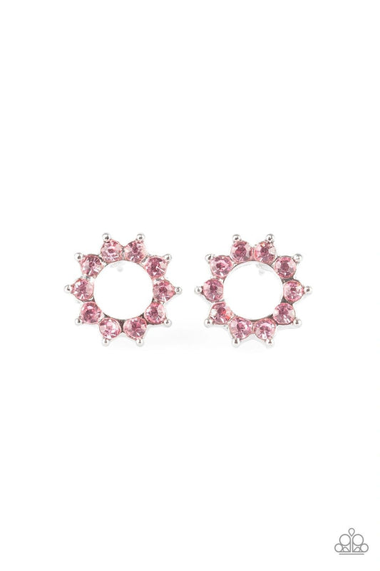 Paparazzi Richly Resplendent Pink Post Earrings