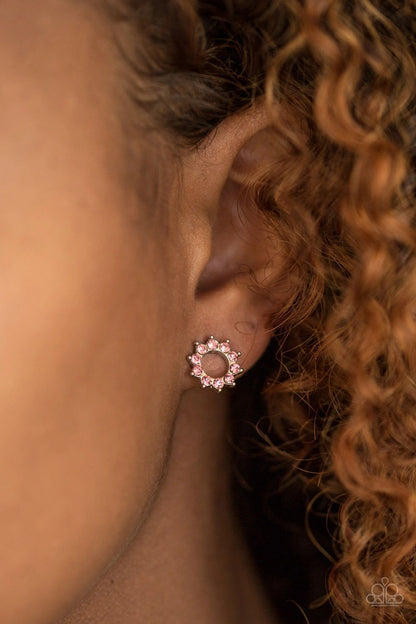 Paparazzi Richly Resplendent Pink Post Earrings