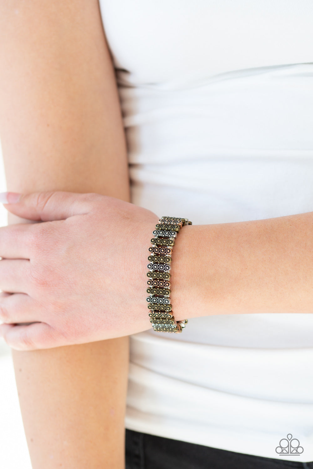 Paparazzi Rise With The Sun Multi Stretch Bracelet