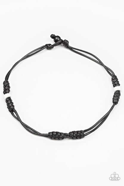 Paparazzi River Rover Black Men's Short Necklace