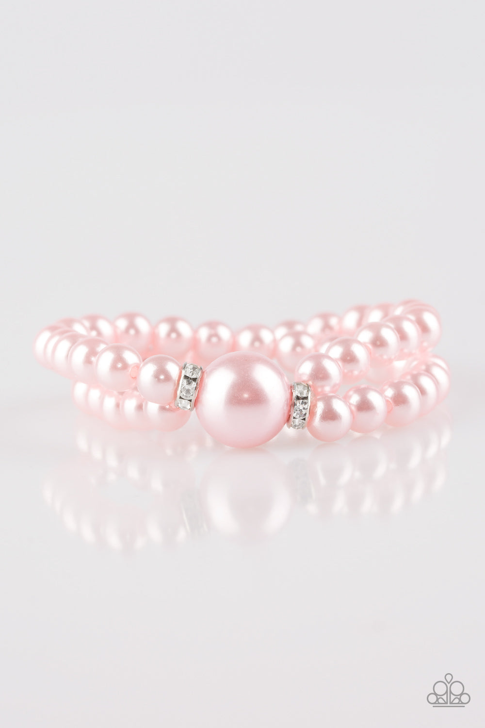 Paparazzi Romantic Redux Pink Stretch Bracelet