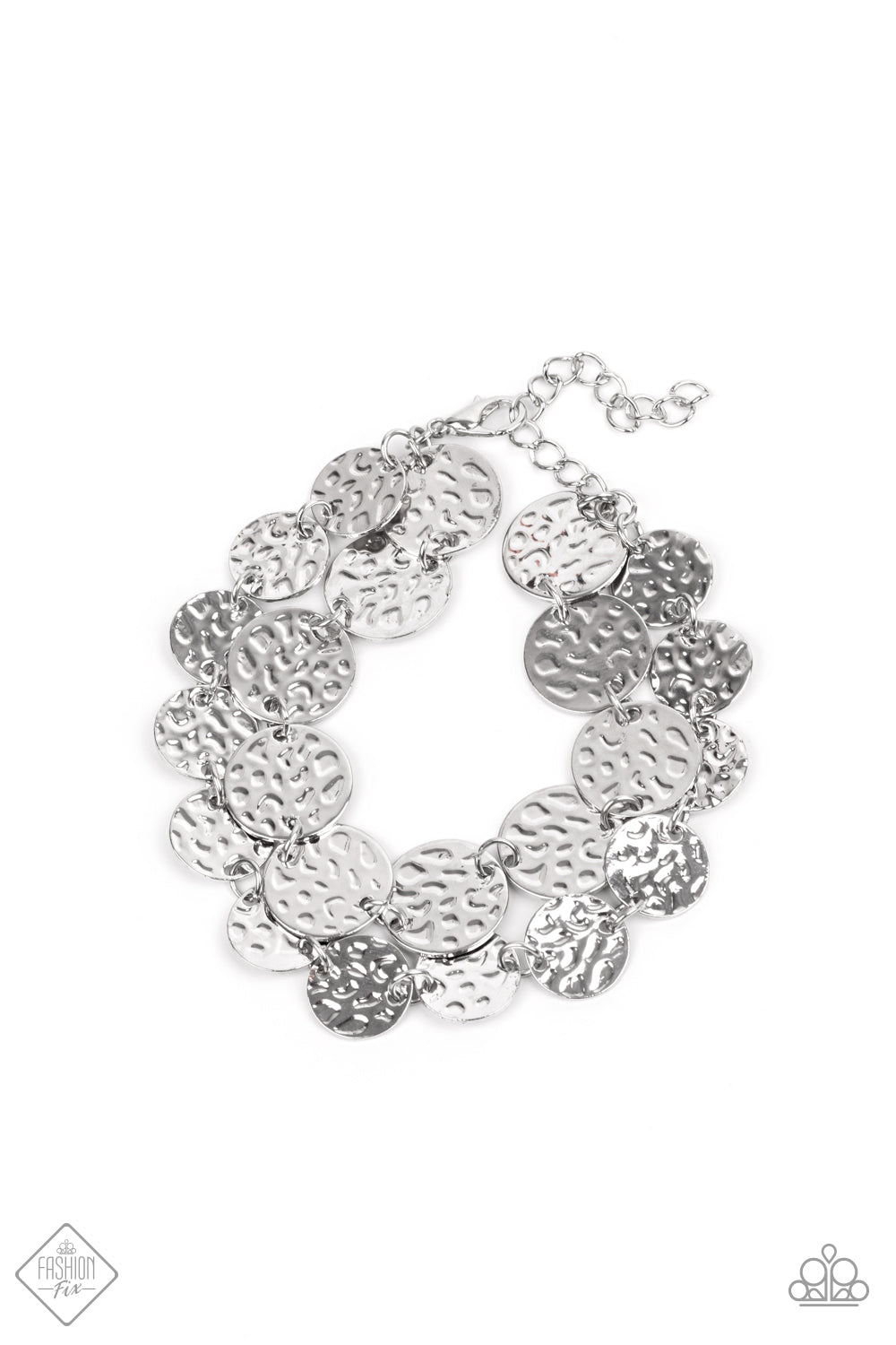 Paparazzi Rooted To The Spotlight Silver Clasp Bracelet - Fashion Fix Magnificent Musings February 2021