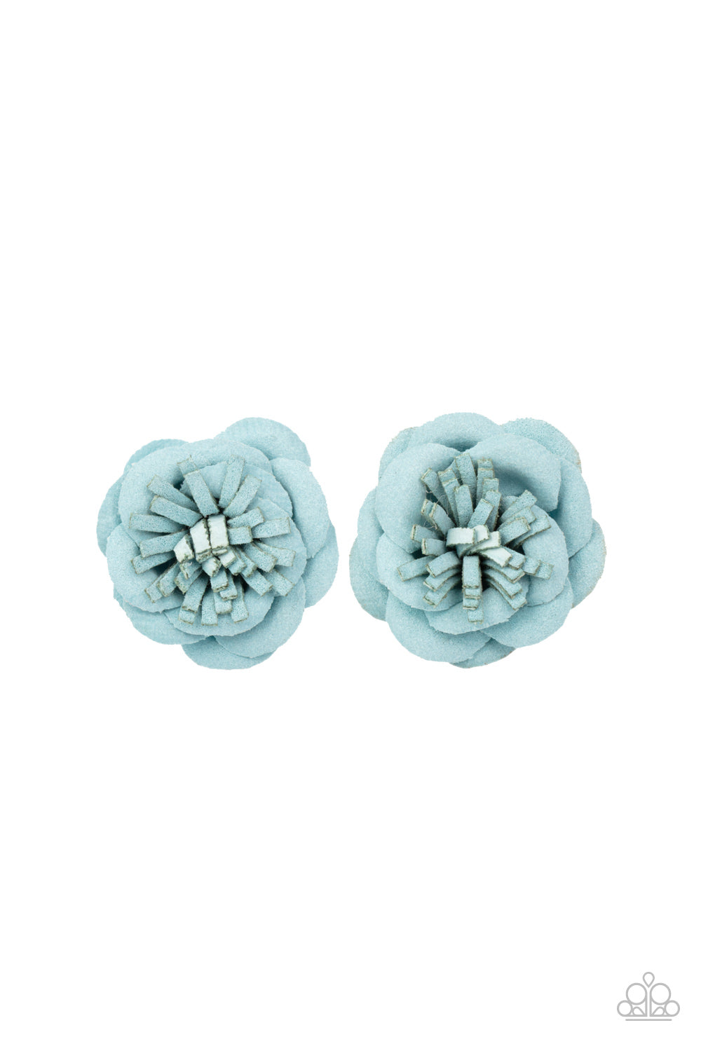 Paparazzi Rosy Posy Blue Hairbow Duo - P7SS-BLXX-125XX